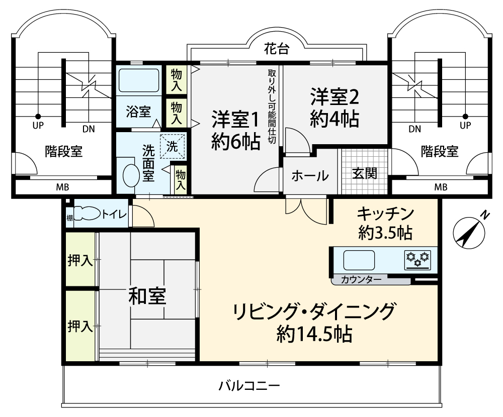 掲載の間取り図は設計図書を基に描き起こしたもので実際とは多少異なる場合があります。