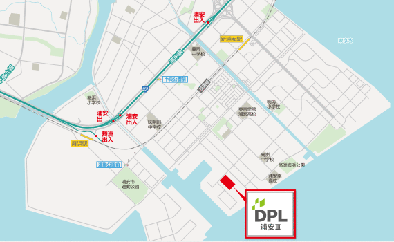 DPL浦安Ⅲ地図