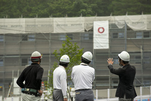 建設(shè)中の復興公営住宅