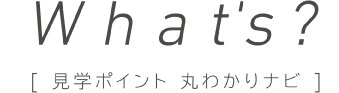 見(jiàn)學(xué)ポイント 丸わかりナビ