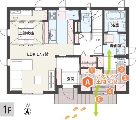 1F間取り図