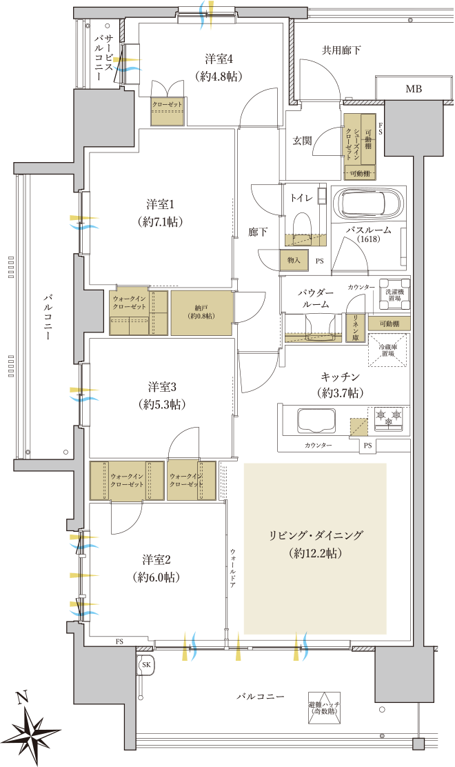 Gtype 間取り図