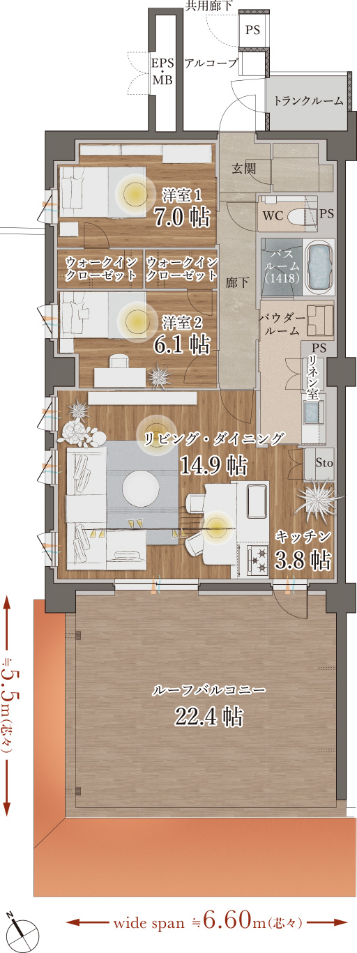 J type menu 1（410號室）