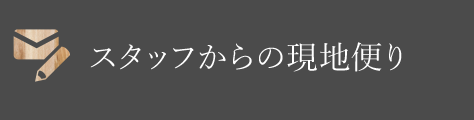 スタッフからの現(xiàn)地便り