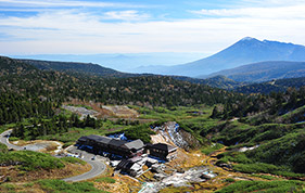 東日本最高峰にある藤七溫泉