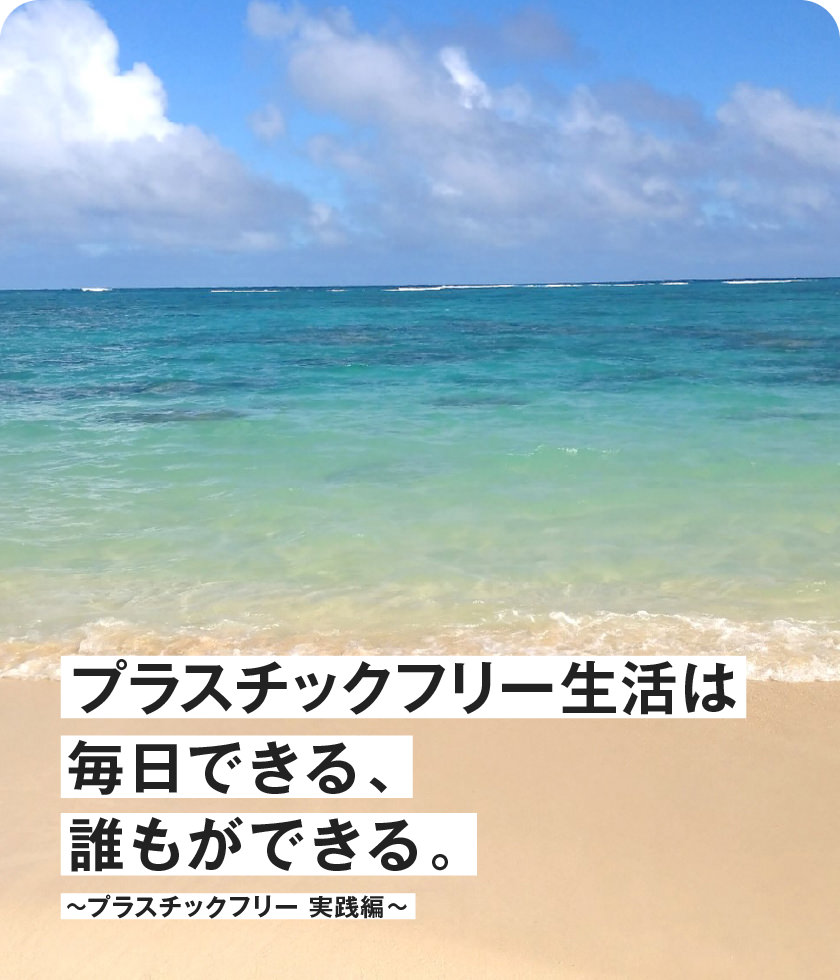 プラスチックフリー生活は毎日できる、誰もができる。?実踐編?